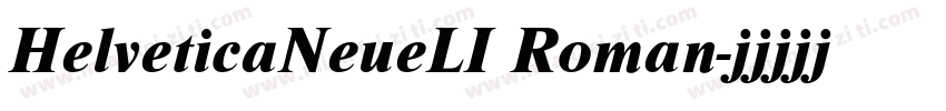 HelveticaNeueLI Roman字体转换